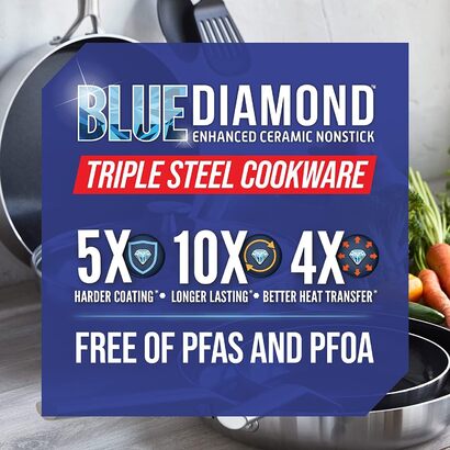 Ковш 1.5 л 16 см Triple Steel Blue Diamond