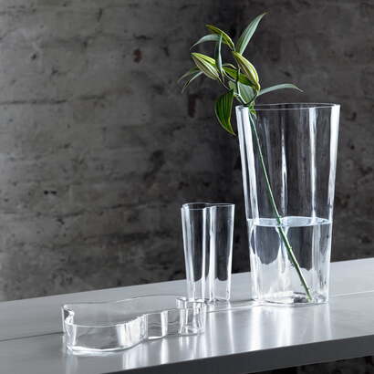 Ваза 12х15х12,5 см прозрачная Aalto Iittala