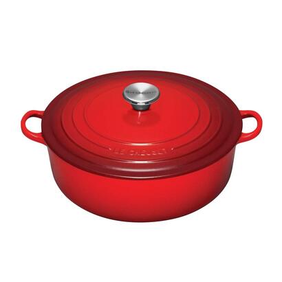 Жаровня для ризотто круглая 30 см красная Le Creuset