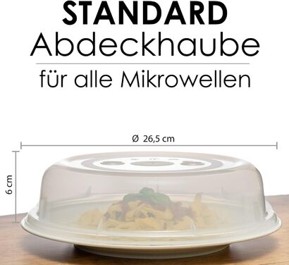 Набор крышек для микроволновой печи 26,5 х 6 см, 2 предмета Hausfelder