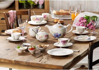 Фарфоровое блюдце Villeroy & Boch Mariefleur, 19 см, 6 шт.