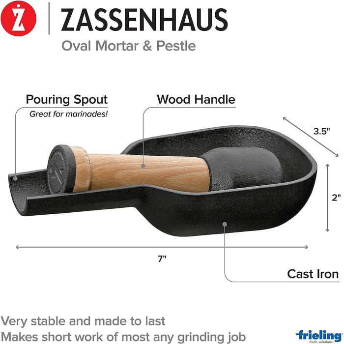 Ступка с пестиком Zassenhaus