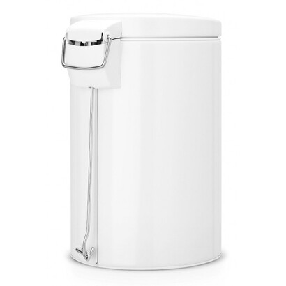 Мусорный бак с педалью бесшумный белый 12 л Pedal Bin Brabantia