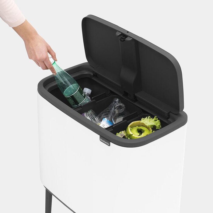 Мусорный бак 3х11 л белый Bo Touch Bin Brabantia