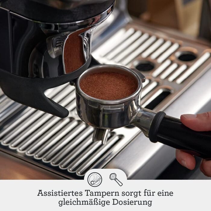 Профессиональная кофемашина с кофемолкой, матовая сталь Barista Express Impress SES876 Sage