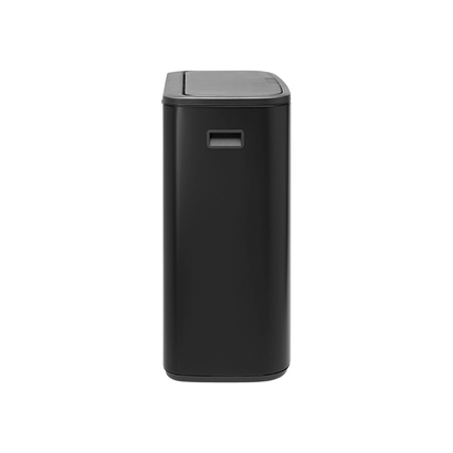 Мусорный бак 2х30 л черный матовый Bo Touch Bin Brabantia