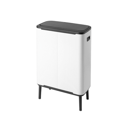 Мусорный бак с ножками 2х30 л белый Bo Touch Bin Brabantia