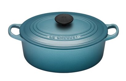 Гусятница / жаровня 25 см, бирюзовый  Le Creuset