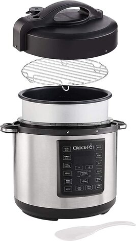 Мультиварка Crock-Pot CSC051X 12-в-1 / 1000 Вт / 5.6 л / нержавеющая сталь 