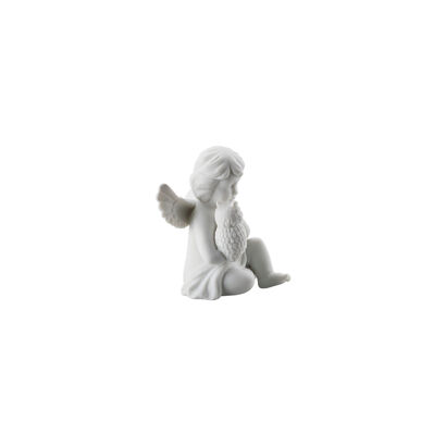 Фигурка "Ангел с совой" 6,3 см матовая Angels Rosenthal