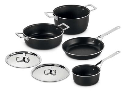 Сковорода 24 см, черная Pots & Pans Alessi