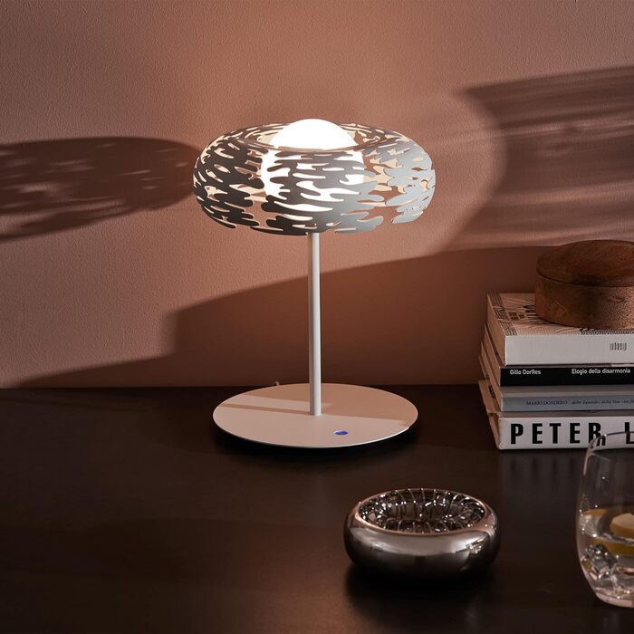 Настольная лампа 28,5 см, белая Barklamp Alessi