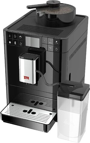 Кофемашина на 2 чашки с вспенивателем молока <b>Melitta</b> F57/0-102 Varianza CSP, черная