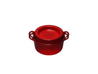 Кастрюля / жаровня 24 см, бордовый Le Creuset