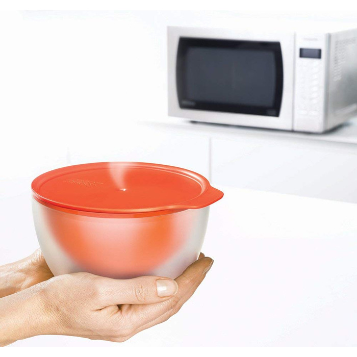 Пиала для микроволновки с крышкой оранжевая 0,55 л M-Cuisine Microwave Cool-Touch Joseph Joseph