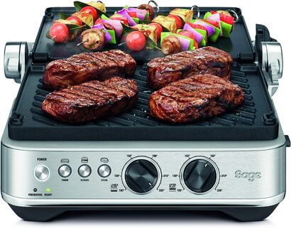 Электрогриль-пресс, матовая сталь BBQ and Press SGR700 Sage Appliances 