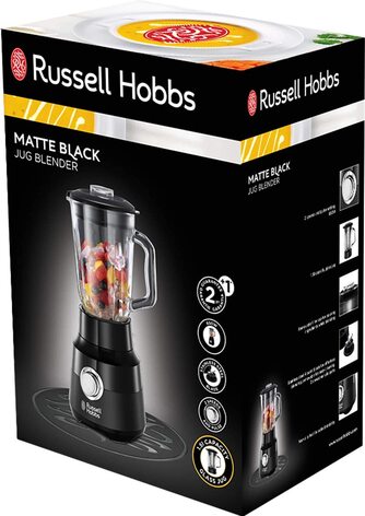 Кухонный блендер Russell Hobbs / 650 Вт / 2 скорости / контейнер 1.5 л