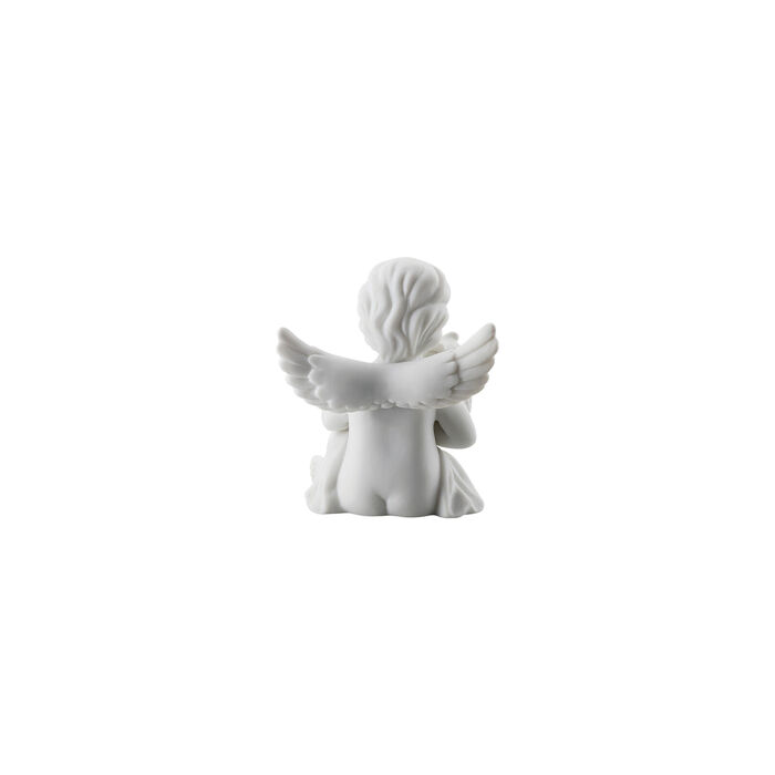 Фигурка "Ангел с совой" 6,3 см матовая Angels Rosenthal