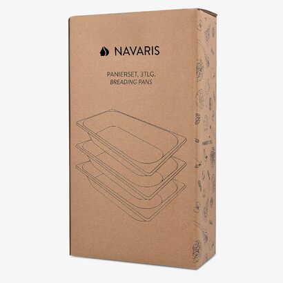 Набор для панировки  32,5 x 17,5 x 6,5 см Navaris