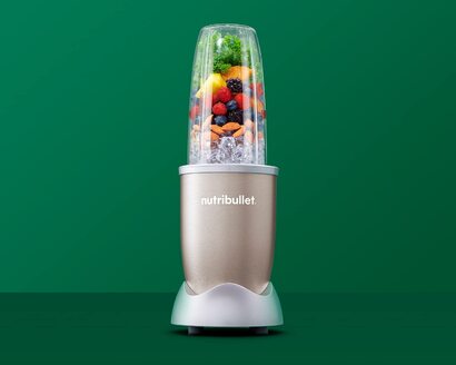 Компактный блендер NutriBullet Pro / 900 Вт / стакан 700 мл / нержавеющая сталь 