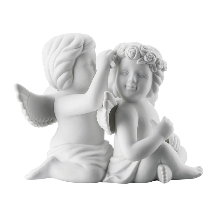 Фигурка "Ангел заплетает цветочный венок" 11,3 см матовая Angels Rosenthal