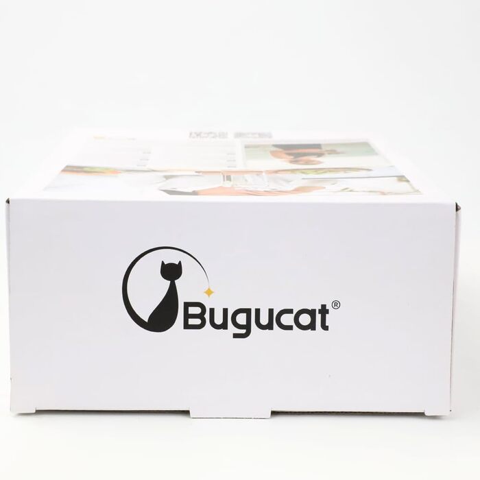 Стеклянная бутылка с чехлом 1 л Bugucat