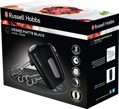 Набор из погружного блендера и миксера 3 в 1 Russell Hobbs