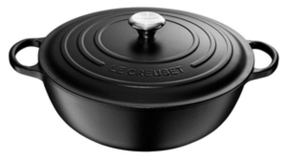 Казан черный матовый, 32 см, La Marmite Le Creuset