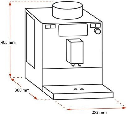 Кофемашина на 2 чашки с вспенивателем молока <b>Melitta</b> F57/0-102 Varianza CSP, черная