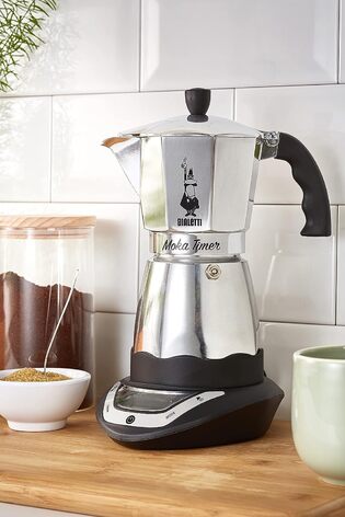 Кофеварка для эспрессо на 6 чашек 365 Вт Moka Electric Timer Bialetti