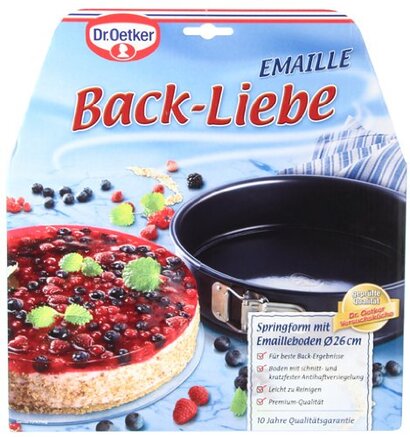 Форма для выпечки разъемная круглая Ø 26 см Back-Liebe Dr. Oetker