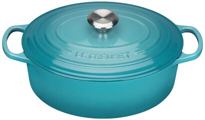 Гусятница / жаровня 29 см, бирюзовый Le Creuset