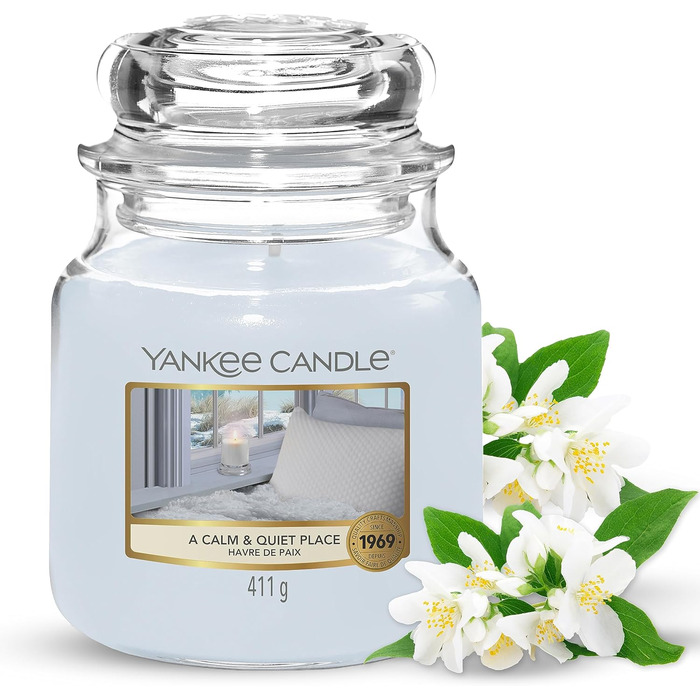 Ароматическая свеча в банке, время горения до 75 часов Yankee Candle