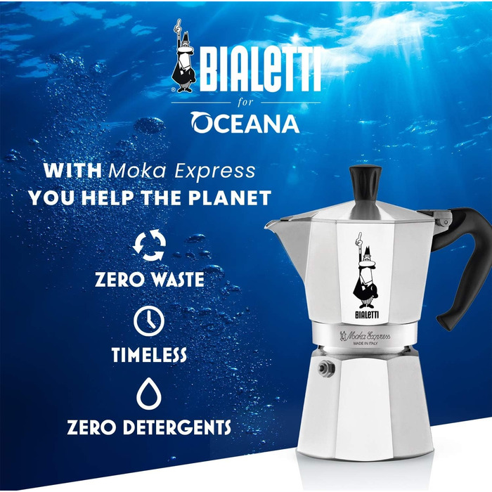 Кофеварка для эспрессо на 2 чашки Moka Express Bialetti