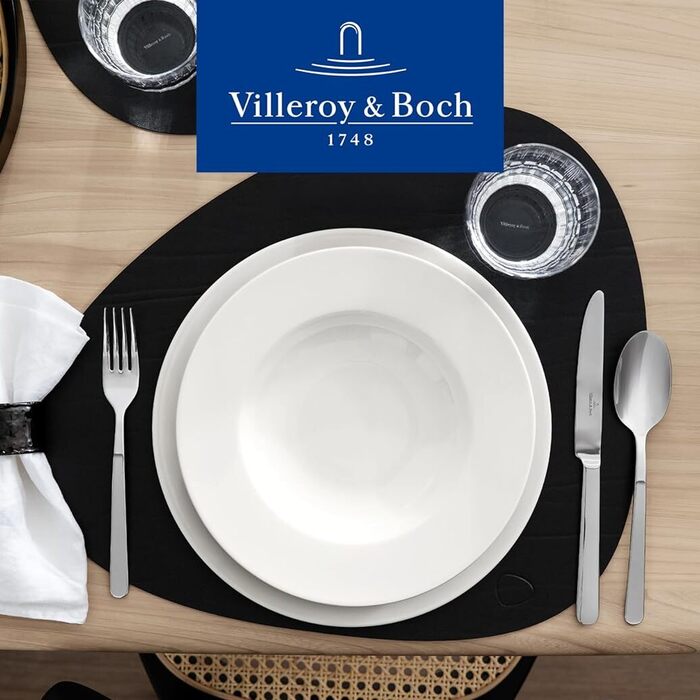 Набор тарелок 12 предметов Twist White Villeroy & Boch