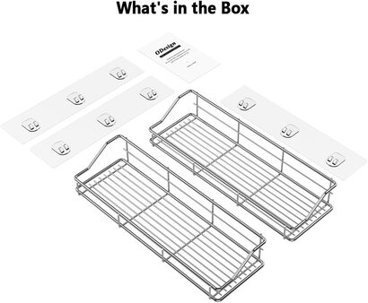 Набор полок для ванной  самоклеющиеся 2 предмета OriwarE