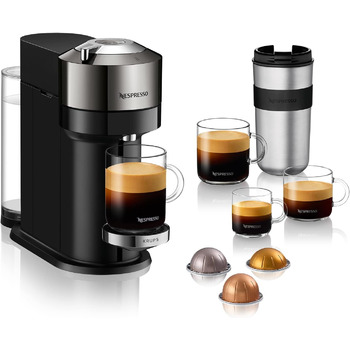 Капсульная кофемашина 1.1 л 1260 Вт, черная Nespresso Vertuo Next XN910C Krups