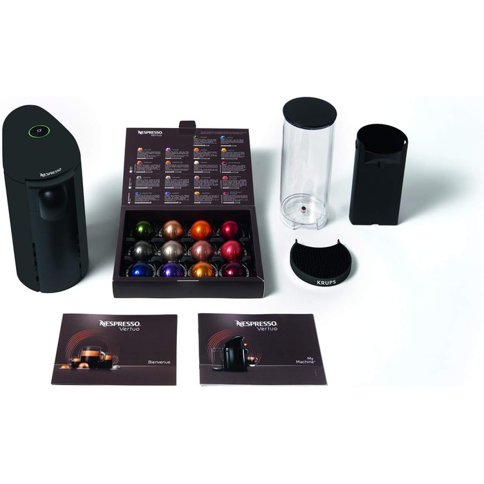 Капсульная кофемашина 1.8 л 1260 Вт, матово-черная Nespresso Vertuo ‎YY2778FD Krups