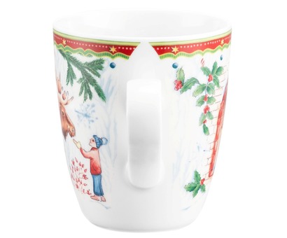 Кружка "Лось с ребенком" 0,4 л Christmas Mugs Seltmann Weiden