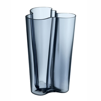 Ваза 25,1х19х20 см синяя Aalto Iittala