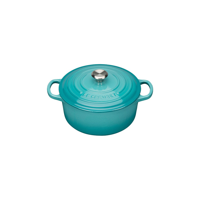 Кастрюля / жаровня 22 см, бирюзовый Le Creuset