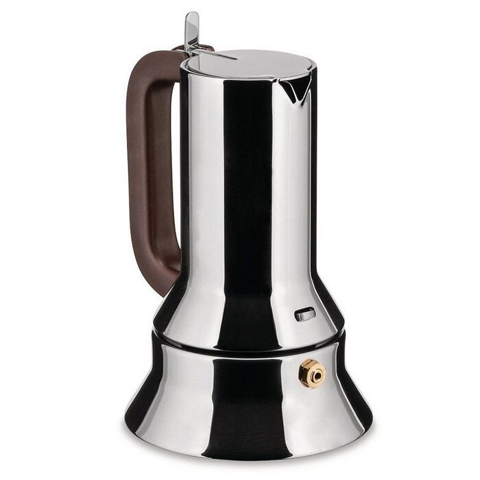 Кофе-машина для эспрессо 300 мл металлик 9090 Alessi