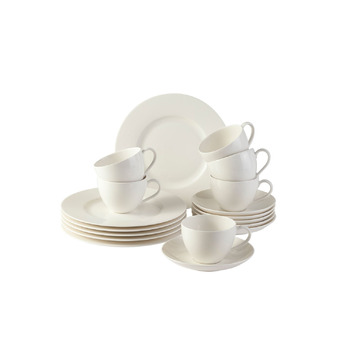 Кофейный сервиз, 18 предметов, Basic White Vivo Villeroy & Boch