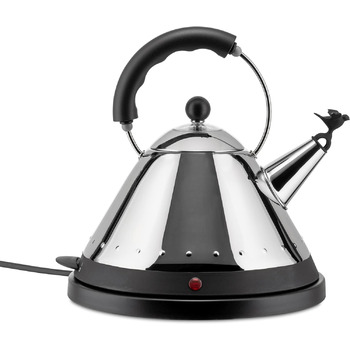 Чайник электрический 1,5 л черный/металлик Electric kettle Alessi