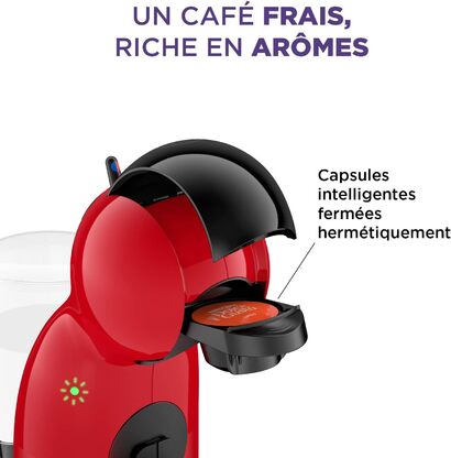 Капсульная кофемашина 0.8 л 1500 Вт, красная Nescafé Dolce Gusto Piccolo XS KP1A3510 Krups