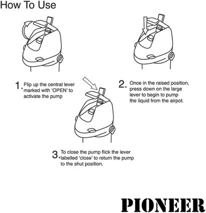 Термос-кофейник Pioneer Airpot SS50HC из нержавеющей стали, 5 л 