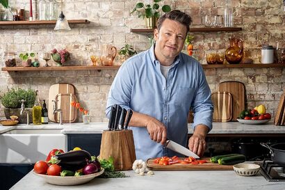 Разделочная доска из дерева акации Jamie Oliver Tefal 49x28 см 