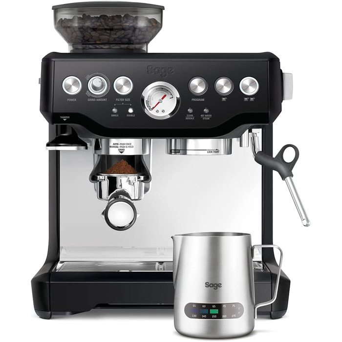 Профессиональная кофемашина с кофемолкой 2 л 1850 Вт, черный трюфель Barista Express SES875 Sage