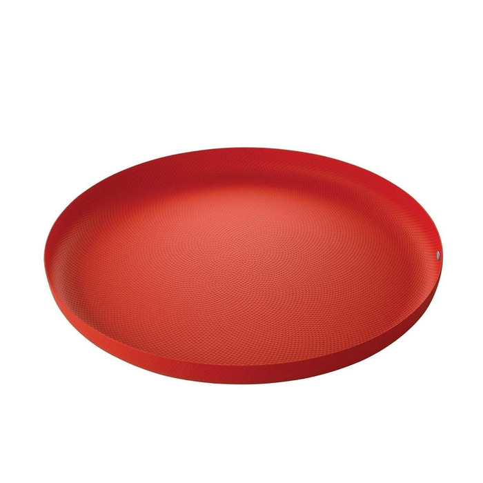 Поднос 35 см красный Tray Alessi