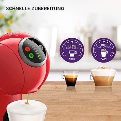 Капсульная кофемашина 0.8 л 1500 Вт, красная NESCAFÉ Dolce Gusto Genio S Plus KP3405 Krups